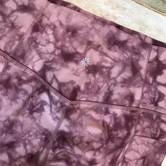 Athleta Size M Medium Salutation Stash Pocket II 7/8 Tight in Riptide Palermo - Picture 3 of 4